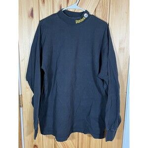 Vintage Men's Fruit of the Loom Pittsburgh Steelers NFL Mock Neck XL 90s